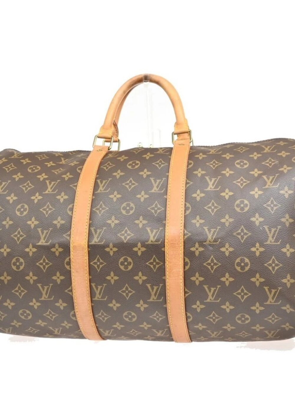 LOUIS VUITTON Keepall 50 Travel Hand Bag Monogram Leather Brown M41426 98KE332
